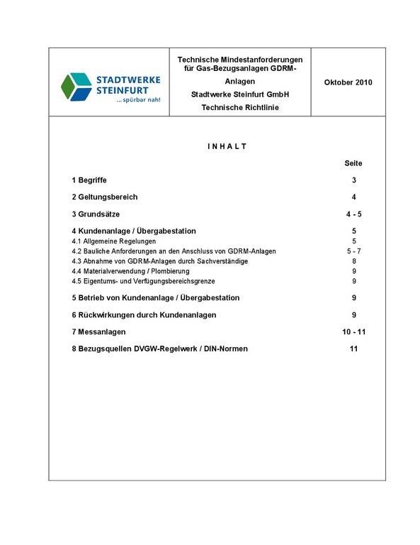 Techn. Mindestanforderungen - GDRM-Anlagen_Oktober 2010