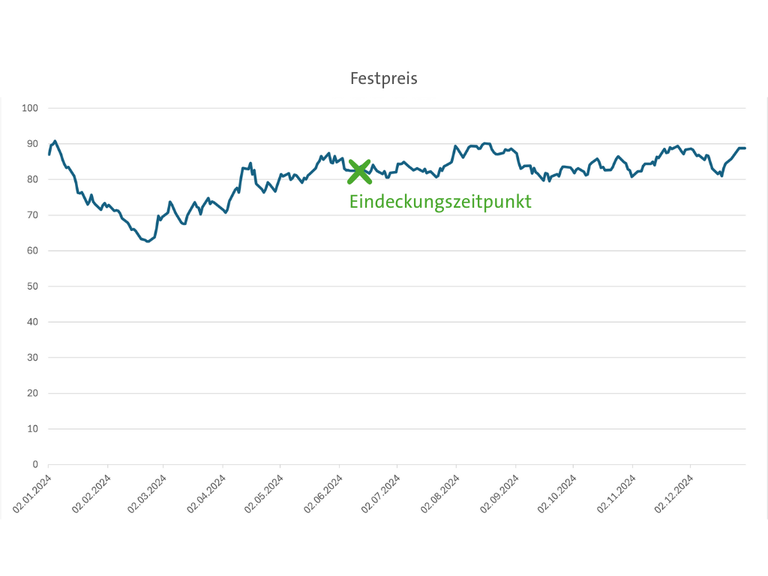 Grafik Preisentwicklung Festpreis Grafik Preisentwicklung Festpreis