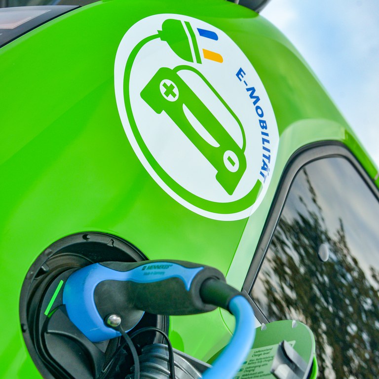 Ladevorgang Autostrom