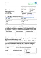 Auftrag Zählerausbau