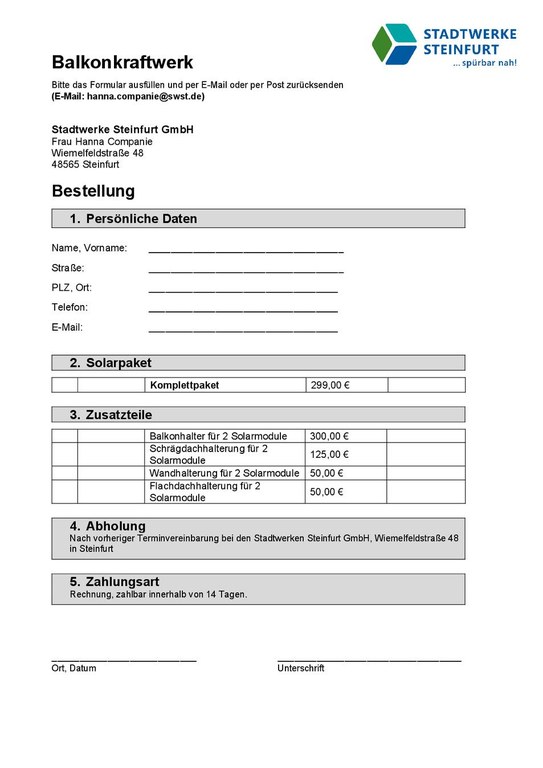 AUFTRAG Balkonkraftwerk