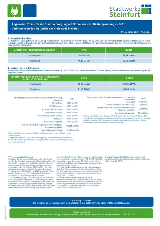 Historische Preise EV_Strom_SLP