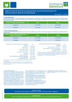 Preisblatt Ersatzversorgung Strom SLP