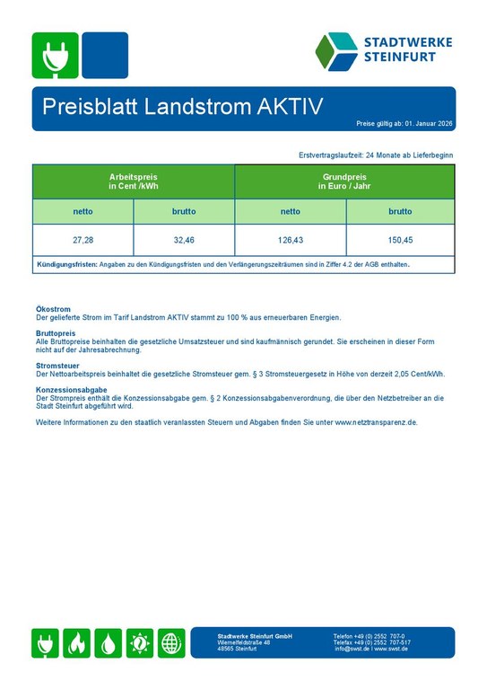Preisblatt Landstrom_AKTIV