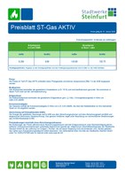 Preisblatt ST-Gas AKTIV