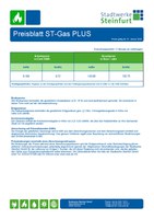 Preisblatt ST-Gas Plus
