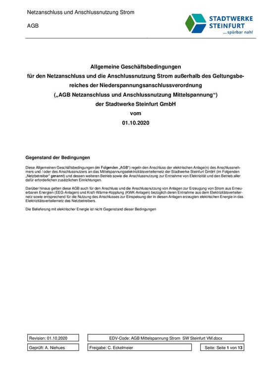 AGB Mittelspannung