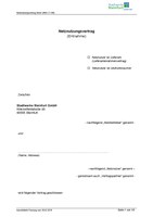 Netznutzungsvertrag-Nur Vertrag