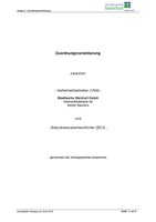 Zuordnungsvereinbarung