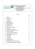 Techn. Anschlussbedingungen - Netzanschluss Wasser, Stand Juli 2017